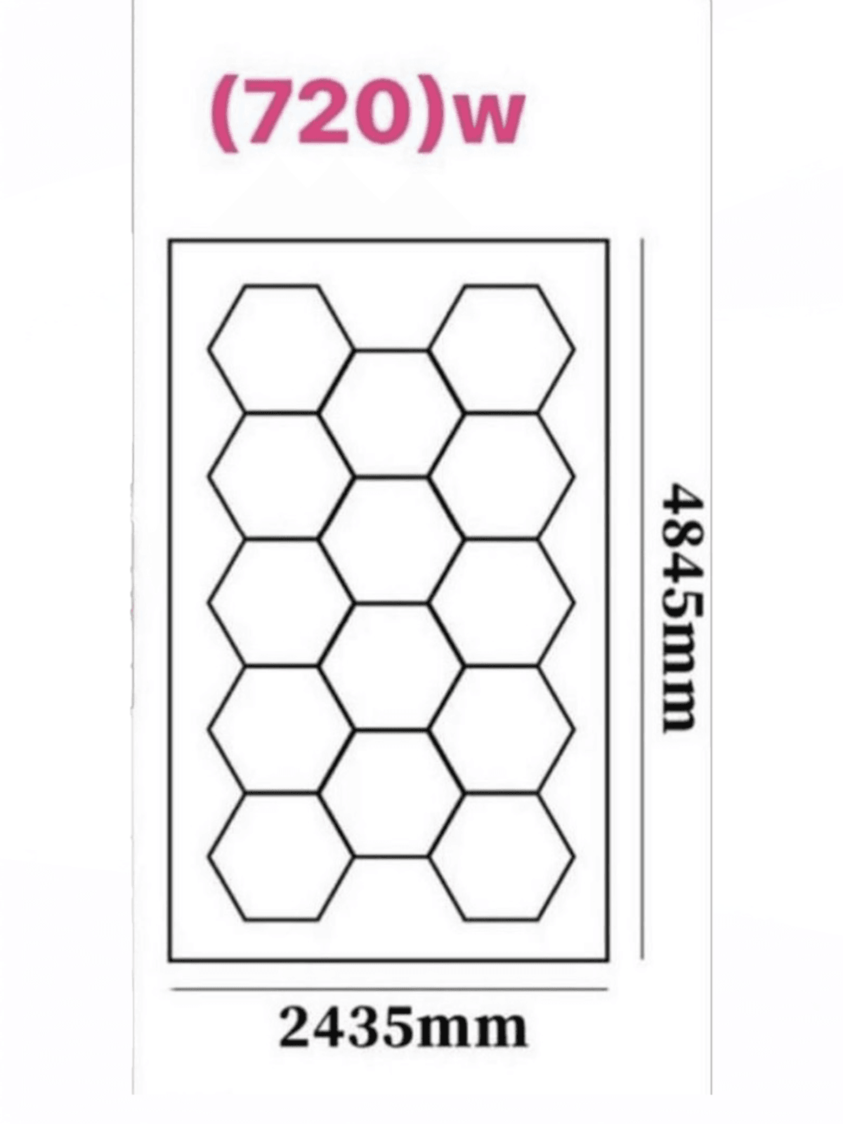 Hexagon led verlichting - Kapper verlichting - Afbeelding 2